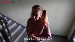 Ми вети мојот Чекор сестра за Blowjob дека јас ќе ги споделите со неа одете да се пријатели, ЈАВНИ